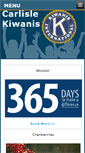 Mobile Screenshot of carlislekiwanis.org