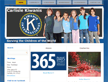 Tablet Screenshot of carlislekiwanis.org